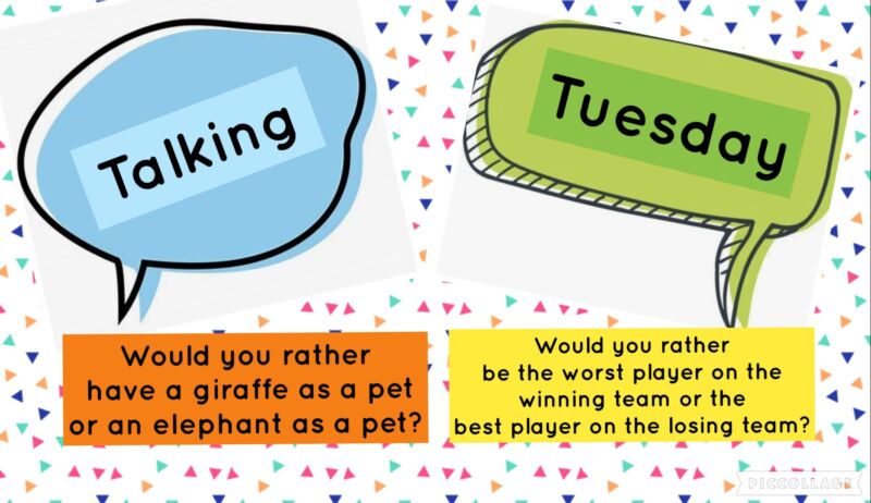 Image for the Tweet beginning: Yesterday we introduced Talking Tuesday.